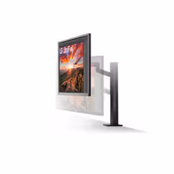 LG UltraFine Ergo LED display 68,6 cm (27") 3840 x 2160 pixels 4K Ultra HD Noir - Vue supplémentaire 4