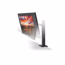 LG UltraFine Ergo LED display 68,6 cm (27") 3840 x 2160 pixels 4K Ultra HD Noir - Vue supplémentaire 5
