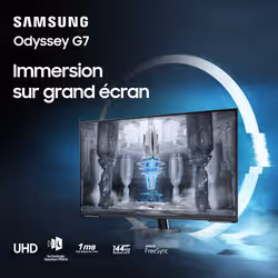 Samsung Odyssey Neo G7 écran plat de PC 109,2 cm (43") 3840 x 2160 pixels 4K Ultra HD LED Blanc (LS43CG700NUXEN) - Vue supplémentaire 21