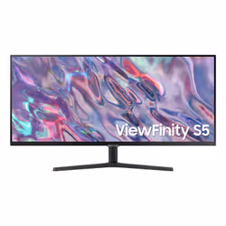 Samsung ViewFinity S5 S50GC 86,4 cm (34") 3440 x 1440 pixels UltraWide Quad HD LED Noir (LS34C500GAUXEN) - Vue supplémentaire 2