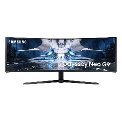 Samsung Odyssey S49AG950NP écran plat de PC 124,5 cm (49") 5120 x 1440 pixels UltraWide Dual Quad HD LED Blanc