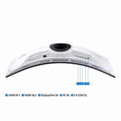 Samsung Odyssey S49AG950NP écran plat de PC 124,5 cm (49") 5120 x 1440 pixels UltraWide Dual Quad HD LED Blanc - Vue supplémentaire 22