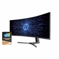 Samsung Odyssey RG90S 124 cm (48.8") 5120 x 1440 pixels 4K Ultra HD LCD Noir (LC49RG90SSPXEN) - Vue supplémentaire 2