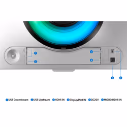 Samsung Odyssey S49CG934SU écran plat de PC 124,5 cm (49") 5120 x 1440 pixels DQHD OLED Argent - Vue supplémentaire 18
