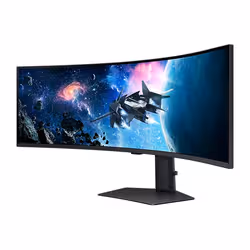Samsung Odyssey G95C écran plat de PC 124,5 cm (49") 5120 x 1440 pixels DWQHD Noir - Vue supplémentaire 2