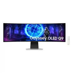 Samsung G95SD écran plat de PC 124,5 cm (49") 5120 x 1440 pixels Dual QHD OLED Argent
