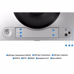 Samsung S49DG910SU écran plat de PC 124,5 cm (49") 5120 x 1440 pixels Dual QHD OLED Argent - Vue supplémentaire 7