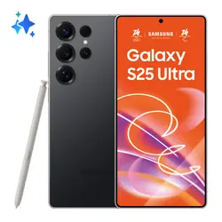 Samsung Galaxy S25 Ultra 17,5 cm (6.9") Double SIM Android 15 5G USB Type-C 12 Go 512 Go 5000 mAh Noir, Titane