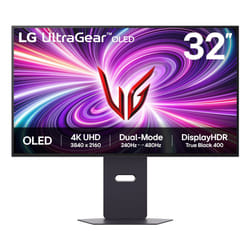 LG 32GS95UV-B écran plat de PC 81,3 cm (32") 3840 x 2160 pixels 4K Ultra HD OLED Noir