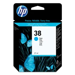 HP 38 cartouche d'encreOriginal Rendement standard Cyan (C9415A)