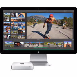 Apple Mac mini Nettop i5-4278U 8 Go 1 To HDD Mac OS X 10.10 Yosemite Mini PC Argent - Vue supplémentaire 2