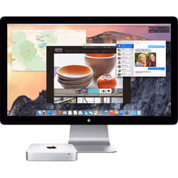 Apple Mac mini Nettop i5-4278U 8 Go 1 To HDD Mac OS X 10.10 Yosemite Mini PC Argent - Vue supplémentaire 4