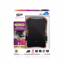 Silicon Power Armor A30 disque dur externe 2000 Go Noir - Vue supplémentaire 2