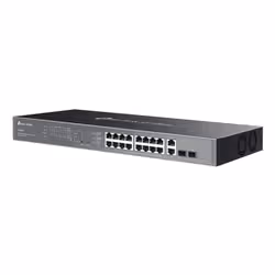 TP-Link Omada ES220GMP commutateur réseau Géré L2 Gigabit Ethernet (10/100/1000) Connexion Ethernet, supportant l'alimentation via ce port (PoE) Noir - Vue supplémentaire 3