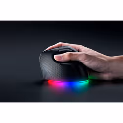 Razer Pro Click V2 Vertical souris Universel Droitier RF Wireless + Bluetooth + USB Type-C Optique 30000 DPI - Vue supplémentaire 5