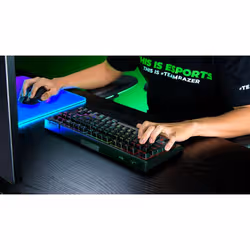 Razer BlackWidow V4 Tenkeyless HyperSpeed clavier Gaming USB + RF Wireless + Bluetooth AZERTY Français Noir - Vue supplémentaire 5