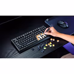 Razer BlackWidow V4 Tenkeyless HyperSpeed clavier Gaming USB + RF Wireless + Bluetooth AZERTY Français Noir - Vue supplémentaire 7