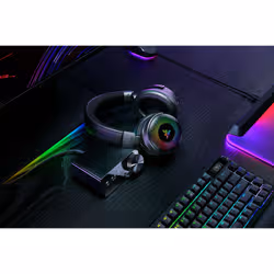 Razer Kraken V4 Pro Casque Avec fil &sans fil Arceau Jouer USB Type-A Bluetooth Noir - Vue supplémentaire 4