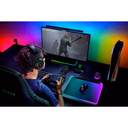 Razer Kraken V4 Pro Casque Avec fil &sans fil Arceau Jouer USB Type-A Bluetooth Noir - Vue supplémentaire 6