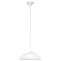 EGLO Vetro éclairage en suspension Support flexible E27 100 W Blanc