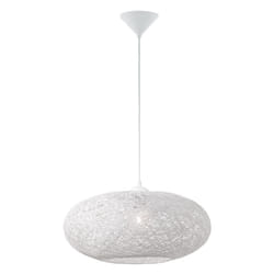 EGLO Campilo éclairage en suspension Support flexible E27 Blanc