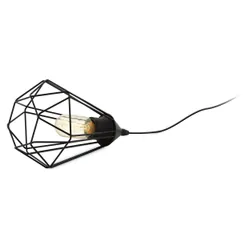 EGLO Tarbes lampe de table E27 Noir