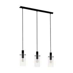 EGLO 97367 éclairage en suspension Support de fixation E27 60 W Noir