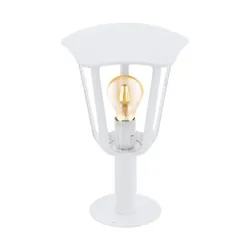 EGLO 98117 éclairage extérieur Piedestal extérieur/Lampadaire E27 60 W Blanc