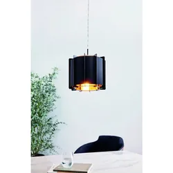 EGLO Pineta éclairage de plafond Noir, Or E27