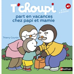 T'choupi part en vacances chez papi et mamie : Le livre de Thierry Courtin, Thierry Courtin