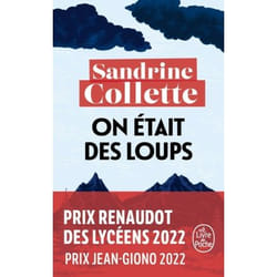 On était des loups livre Roman Français 168 pages