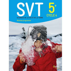 Svt 5E De L'Élève livre 192 pages