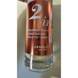 Absolute NEW YORK 2 EN 1 FOND DE Teint + Correcteur 03 WARM SAND 35 ML