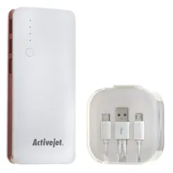 Activejet PowerBank 10000 mAh + câble