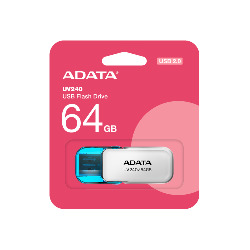 ADATA UV240 lecteur USB flash 64 Go USB Type-A 2.0 Bleu, Blanc