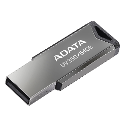 ADATA UV350 lecteur USB flash 64 Go USB Type-A Gris