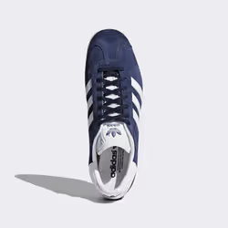 Adidas Gazelle Unisexe Bleu, Or, Blanc - Vue supplémentaire 3