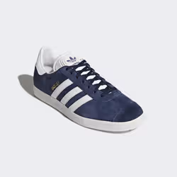 Adidas Gazelle Unisexe Bleu, Or, Blanc - Vue supplémentaire 5