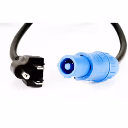 Adj SMPC25 Noir, Bleu 7,6 m Prise d'alimentation type B - Vue supplémentaire 2