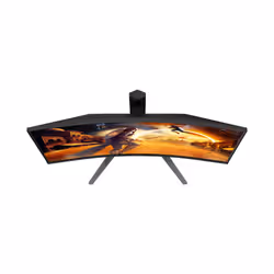 AOC CQ27G4 écran plat de PC 68,6 cm (27") 2560 x 1440 pixels Quad HD Noir, Rouge - Vue supplémentaire 4
