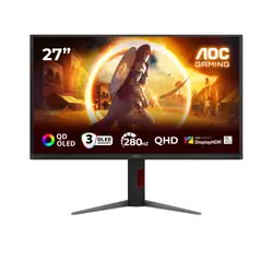 AOC G4 Q27G4ZD écran plat de PC 68,6 cm (27") 2560 x 1440 pixels Quad HD QD-OLED Noir, Rouge