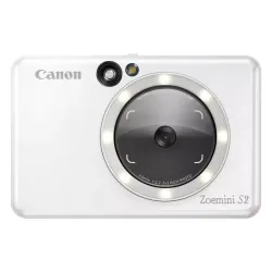 Appareil photo Canon couleur instantané Zoemini S2, Blanc perle (4519C007AB)