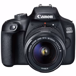 Appareil Photo Reflex Canon EOS 4000D + Objectif EF-S 18-55mm III (3011C003AA)