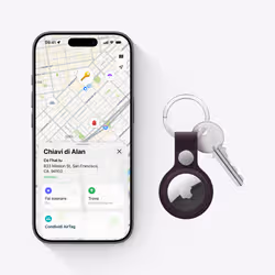 Apple AirTag Personnel Recherche Argent, Blanc - Vue supplémentaire 3