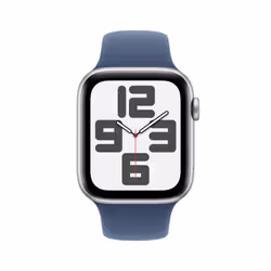 Apple Watch SE OLED 44 mm Numérique 368 x 448 pixels Écran tactile Argent Wifi GPS (satellite) - Vue supplémentaire 2