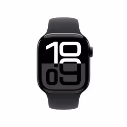 Apple Watch Series 10 OLED 42 mm Numérique 374 x 446 pixels Écran tactile Noir Wifi GPS (satellite) - Vue supplémentaire 2