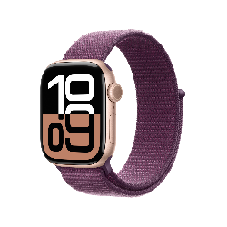 Apple Watch Series 10 GPS 42mm Rose Gold Aluminium Case with Light Blush Sport Band - S/M
