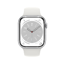 Apple Watch Series 8 OLED 45 mm Numérique 396 x 484 pixels Écran tactile Argent Wifi GPS (satellite)