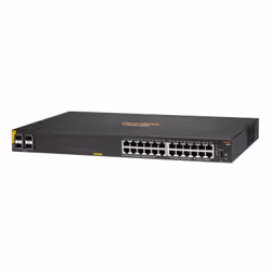 Aruba 6100 24G Class4 PoE 4SFP+ 370W Géré L3 Gigabit Ethernet (10/100/1000) Connexion Ethernet, supportant l'alimentation via ce port (PoE) 1U Noir - Vue supplémentaire 2