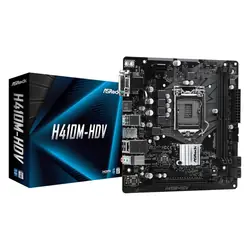 Asrock H410M-HDV carte mère Intel H410 LGA 1200 (Socket H5) micro ATX